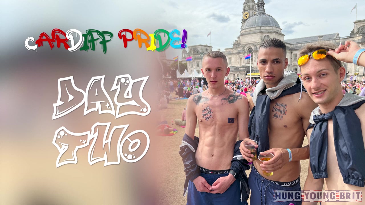 MENTAL FUCK-FRENZY AT CARDIFF PRIDE with Gorgeous cocky Welsh FREAL life kick boxer 🥊