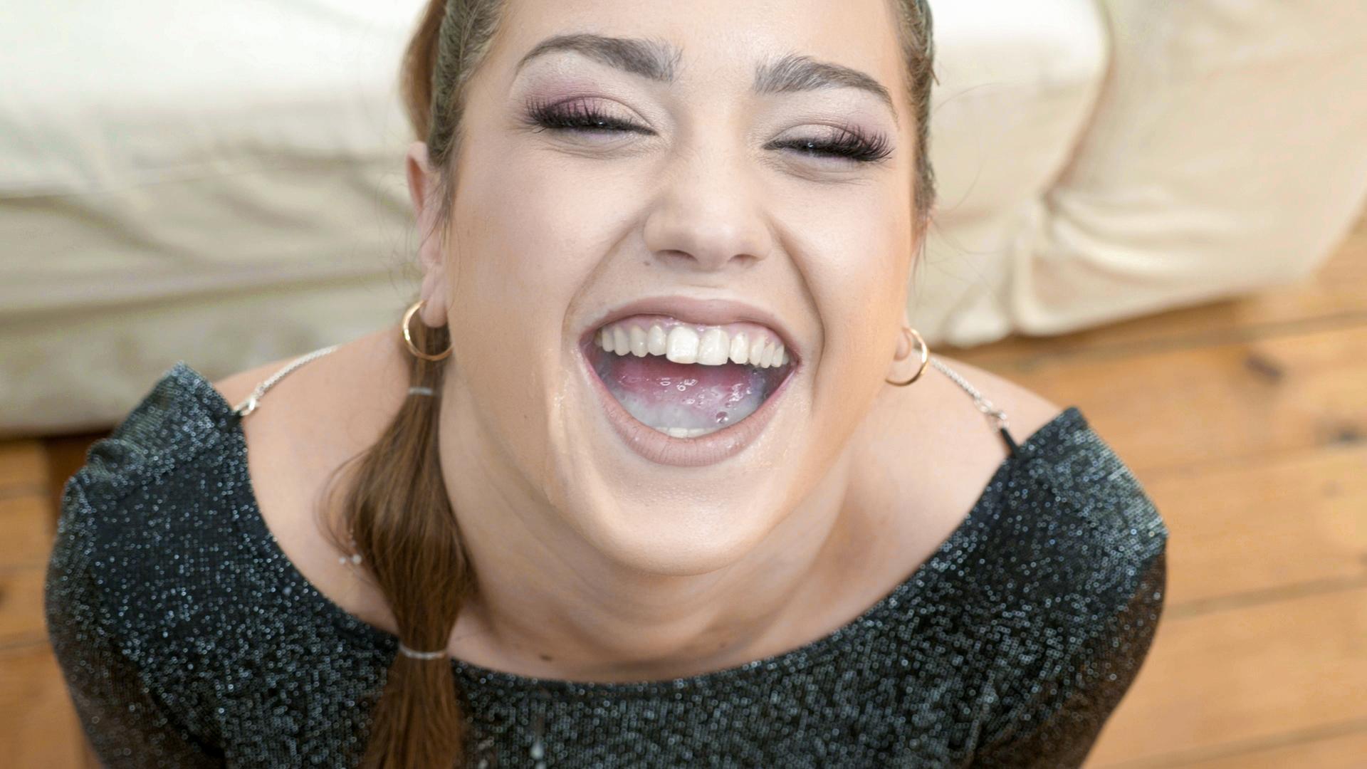 Andrea #2 - Interview before Bukkake