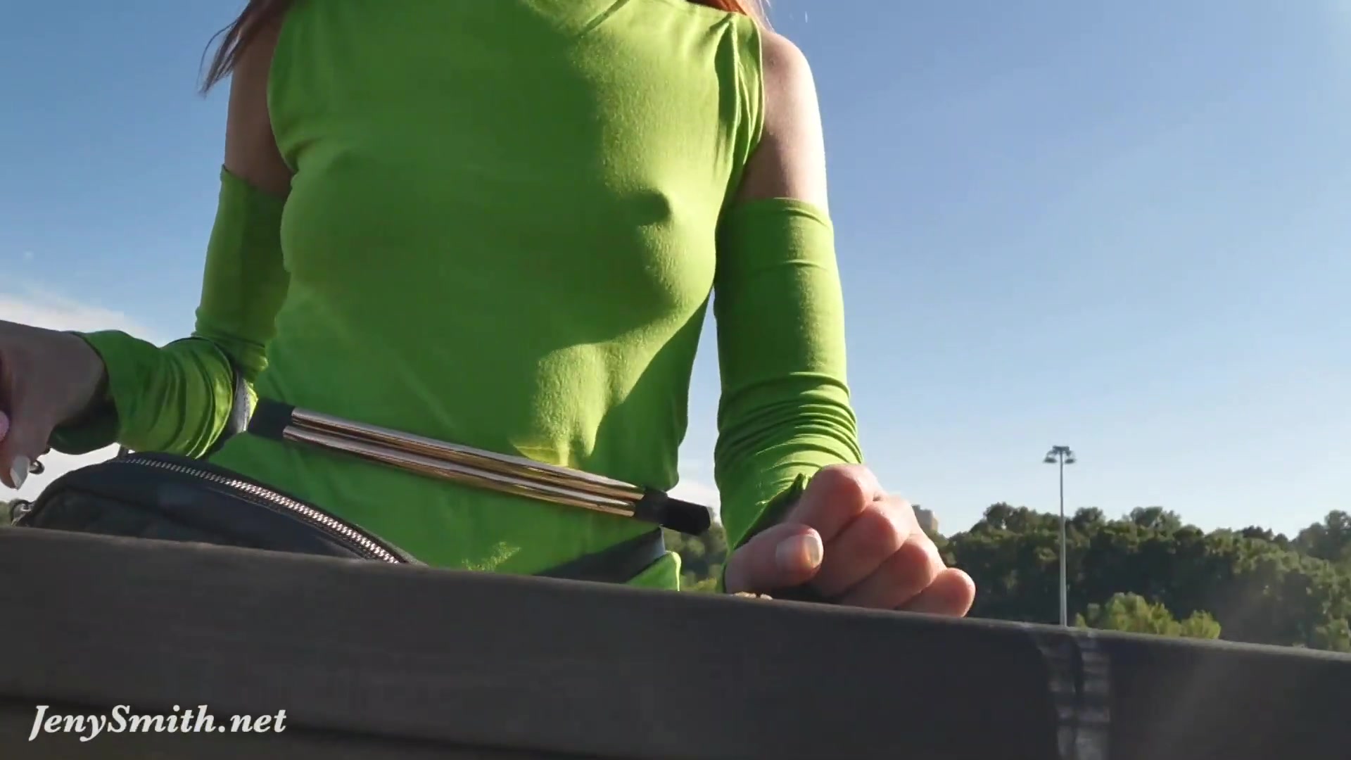 The green dress I made for myself!