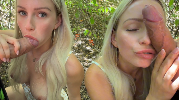 Blonde Slut On Her Knees