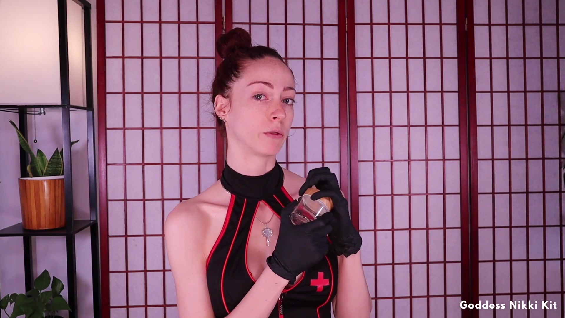 Nurse Collects Semen Sample JOI