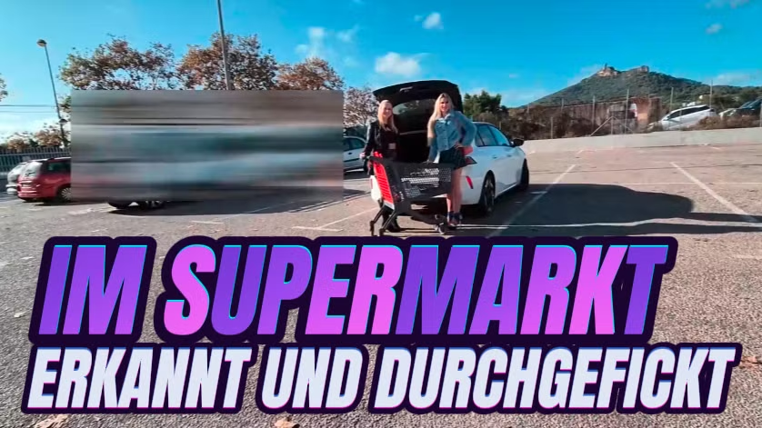 In the supermarket – recognized and fucked