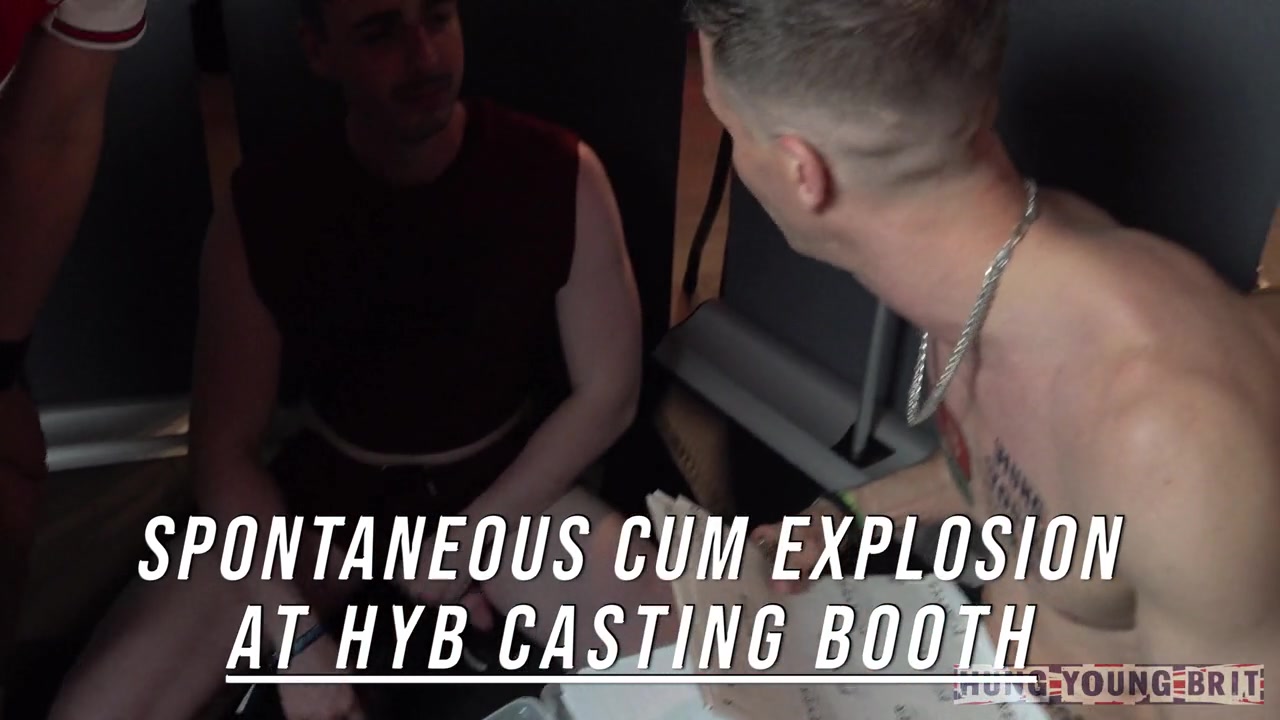 SPONTANEOUS CUM 💥 EXPLOSION 💥 at HYB Casting Booth 🌋