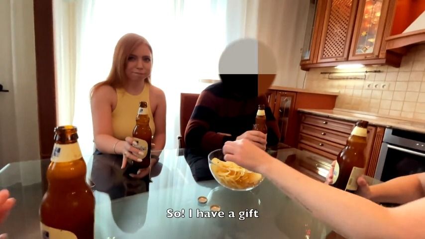 I sucked a friend in front of my husband