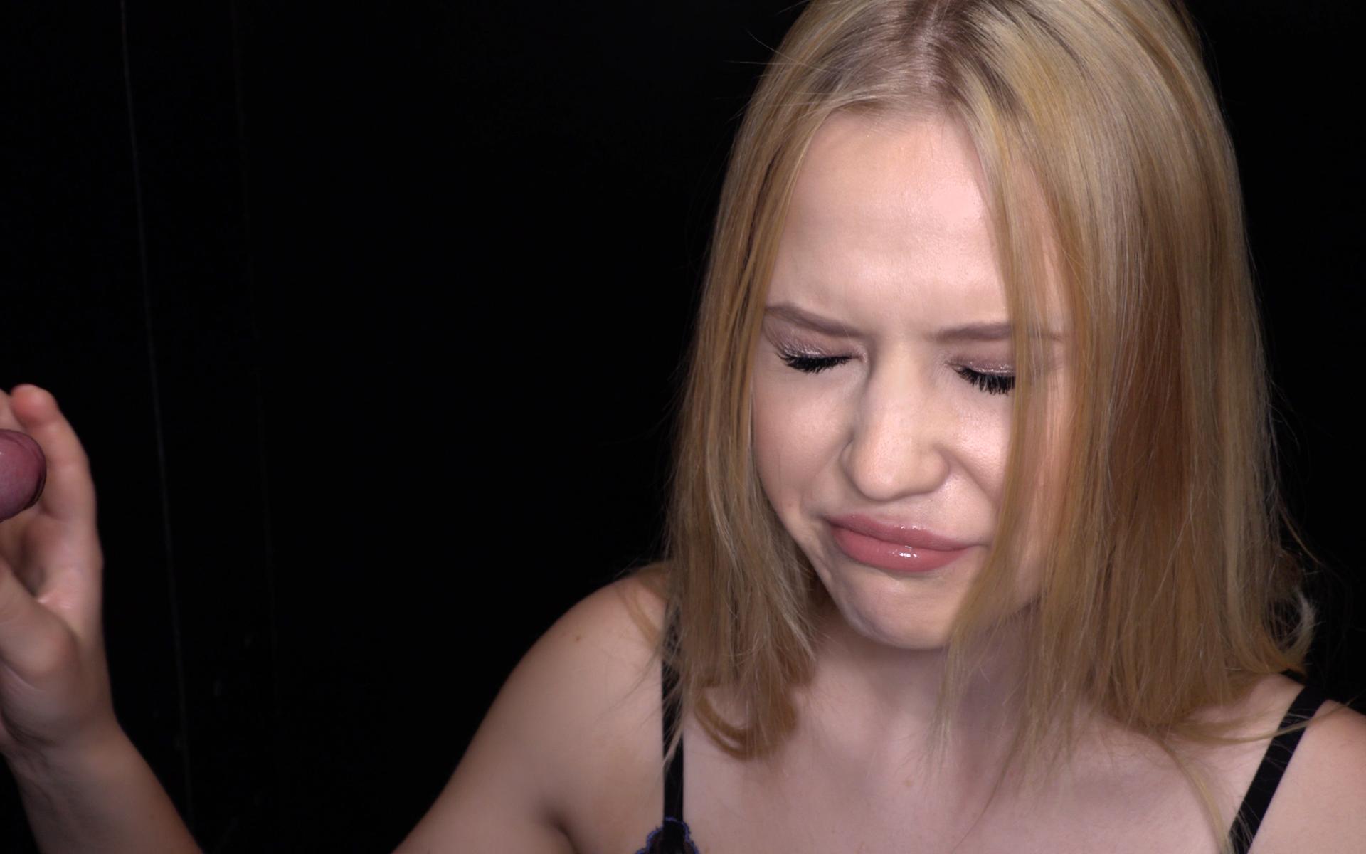 Nikki Hill swallowing 33 gloryhole loads