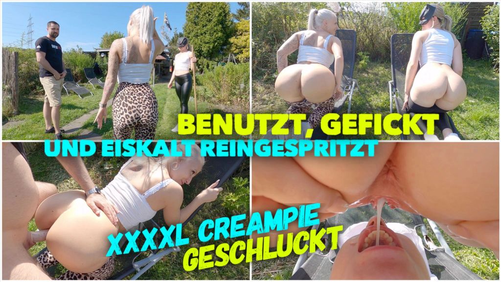 Fucked and ice cold REINGESPRITZT | XXXL Creampie swallowed