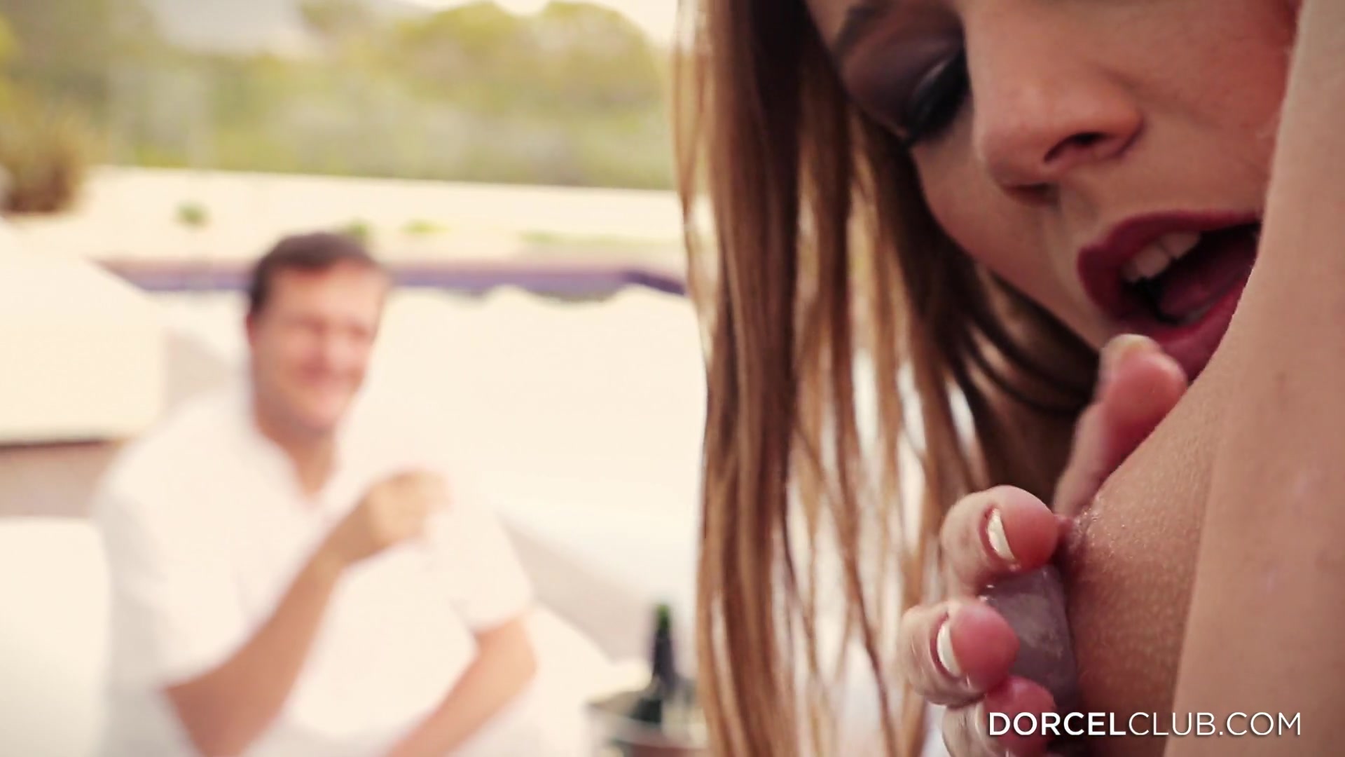 Champagne and anal sex at Ibiza