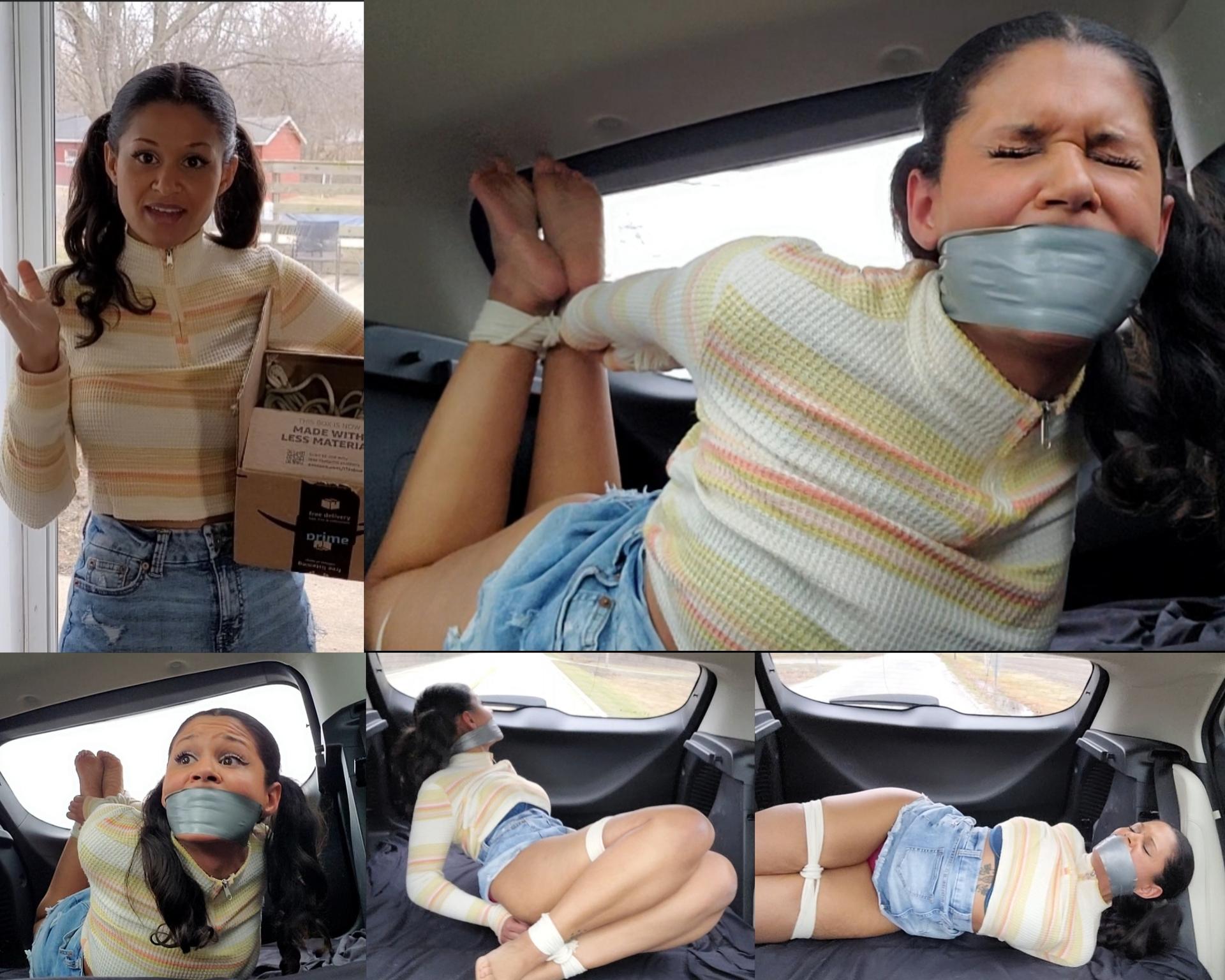 Hogtied Car Ride