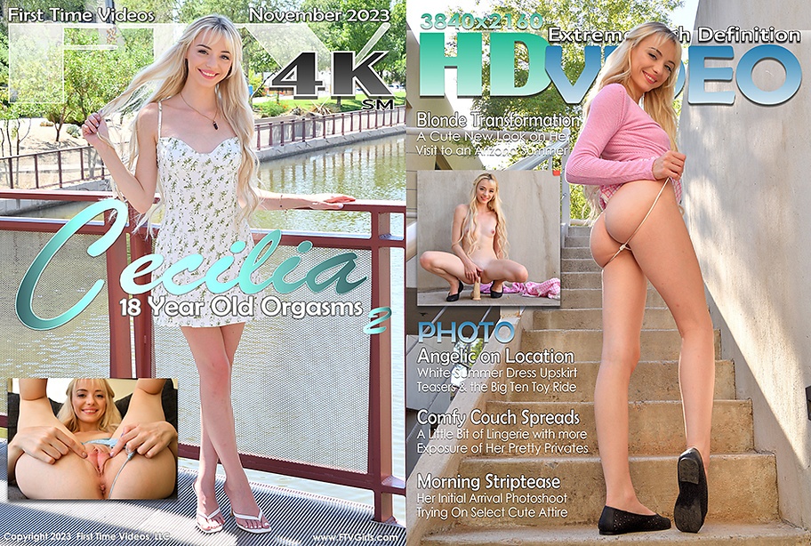 18 Year Old Orgasms 2 - Blonde Transformation