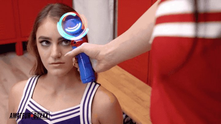 Cheerleader Controls Her Sexy Rival