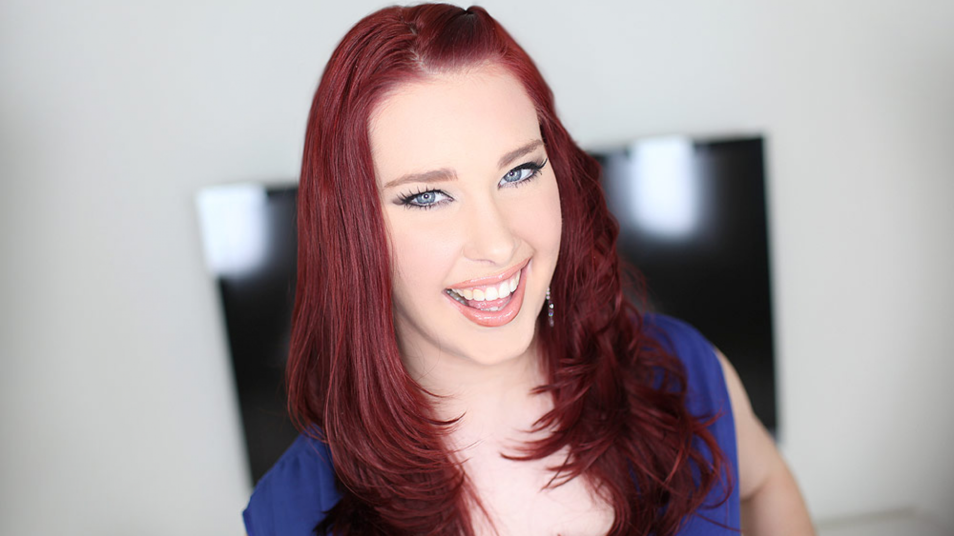 Melody Jordan, Sexy Redhead Sucks & Fucks TWO Dicks and Eats THREE Cumshots