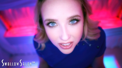 Swallow Salon Presents Samantha Rone Stopping By The Salon To Give A Blowjob in Stunning 4K