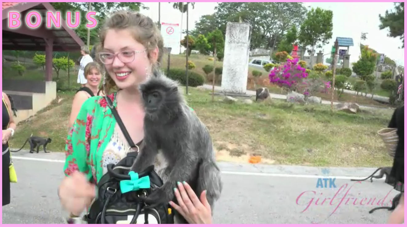 Elena Is Excited This Time to Meet the Monkeys!