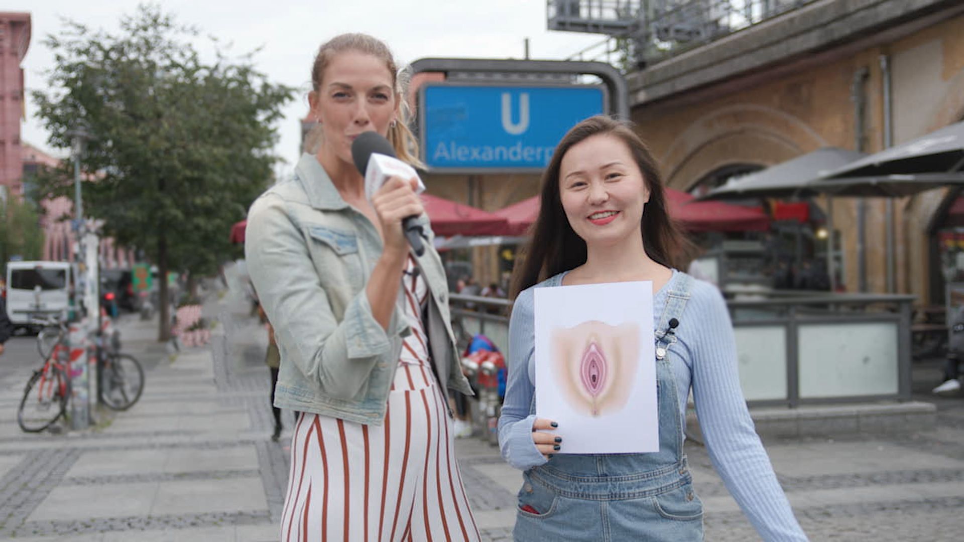 How to Pussy Lick with Luna T. & Lana: Street interview