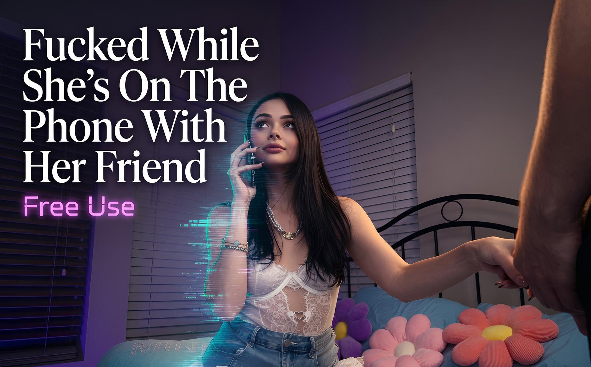 Fucked While She’s on the Phone With Her Friend