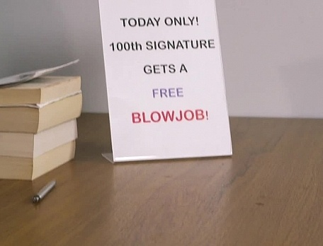Anna Joy Book Signing Blowjob Video, XXX Cum Facial