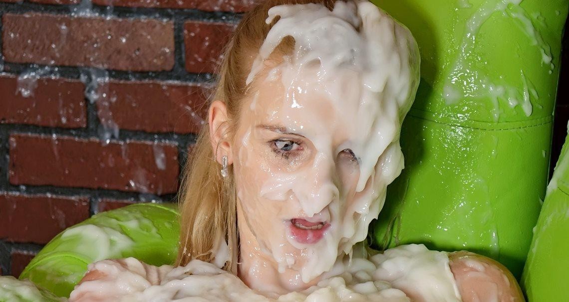 Ketie Sky will be covered in white jizz.