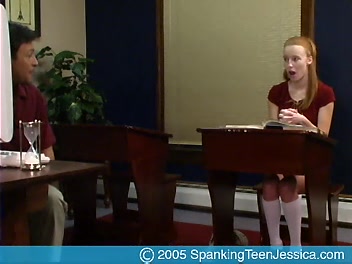 Jessica Paddled at School 1