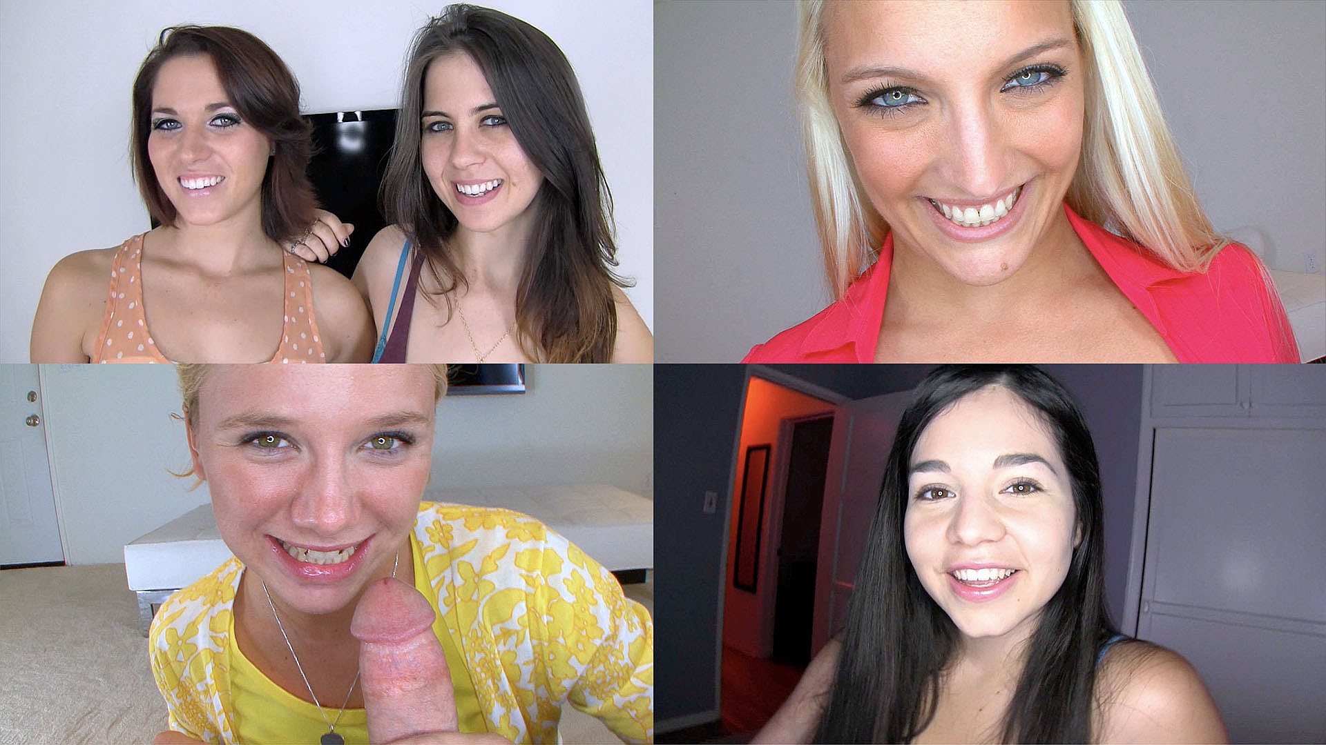 Pre-Auditions 20, Cum-Swallowing Violet Hill, Tawny Tyler, Macy Cartel, Tracey Sweet and Nadine Sage