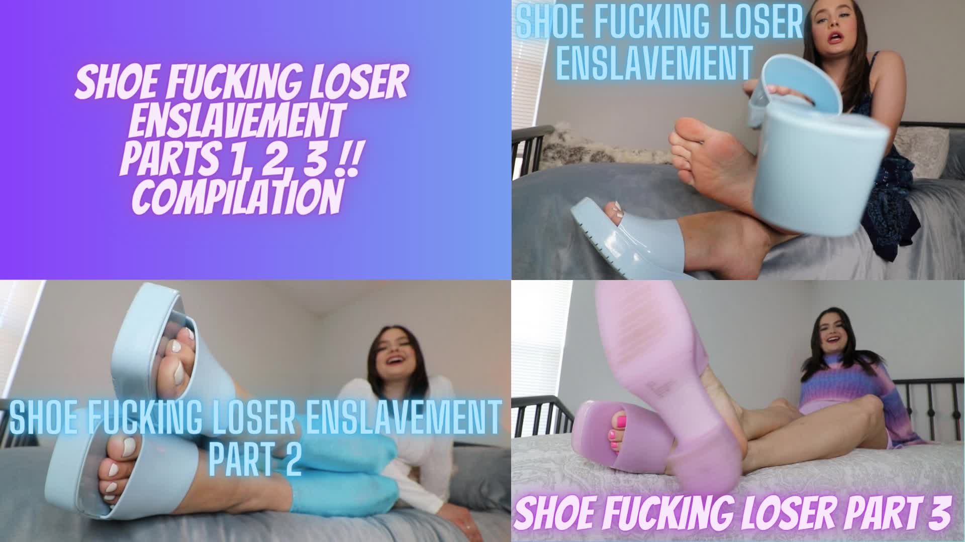 Shoe Fucking Loser Enslavement 1-3