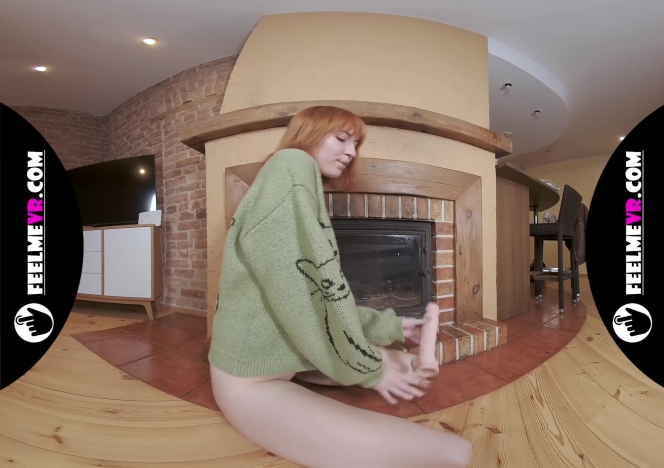 Lilly Mays Virtual Reality Video Masturbates With Super Huge Fake Dick