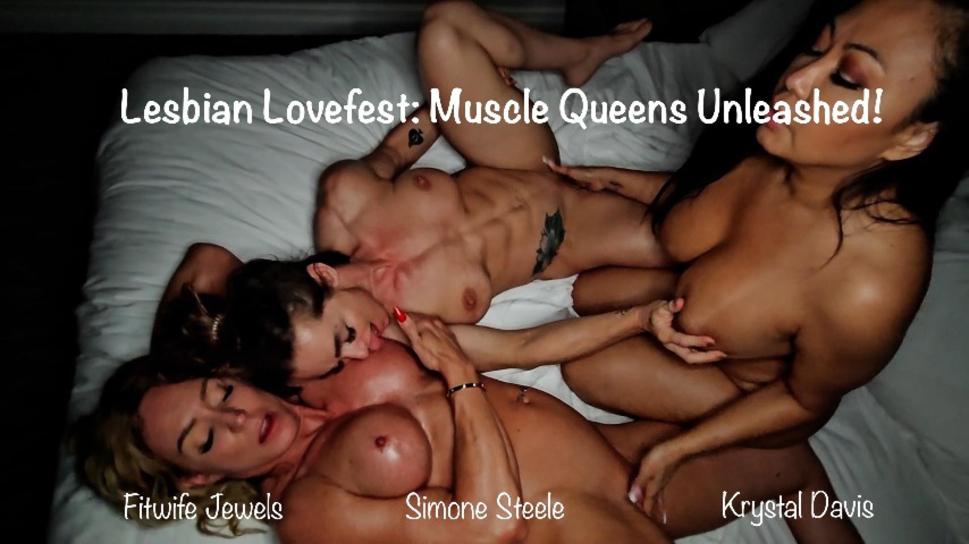Lesbian Lovefest: Muscle Queens Unleashed