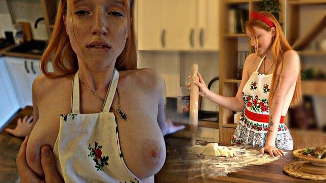 She tried to cook...With such a beautiful wife, sex is already dinner | Kuporovaa Krupa