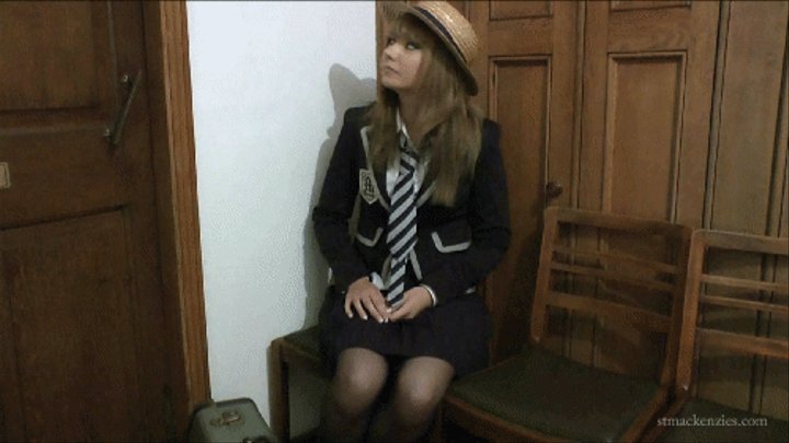 Cute Student Helen Strips Off Her Slutty School Uniform