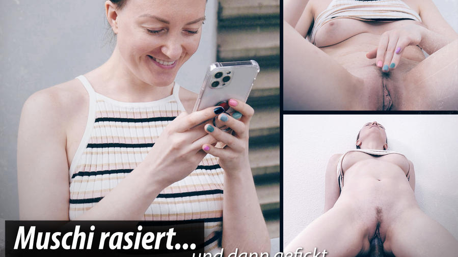 Pussy shaved and then fucked