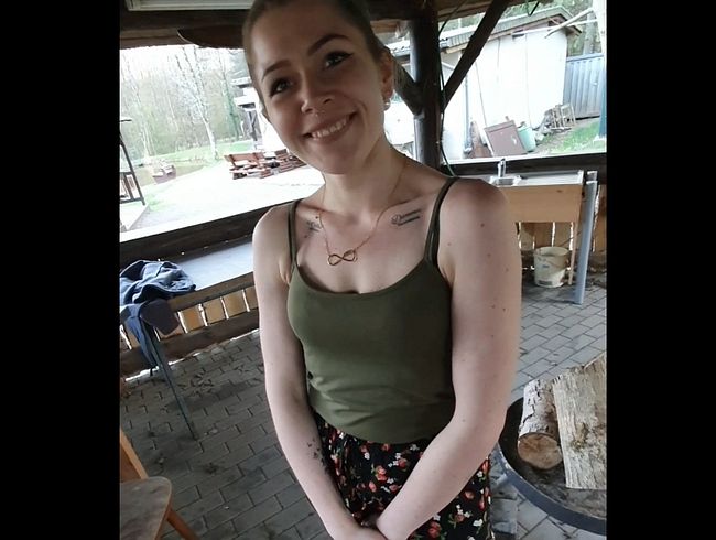 Risky! User inseminated my pussy outdoors! - that was exciting !!!!