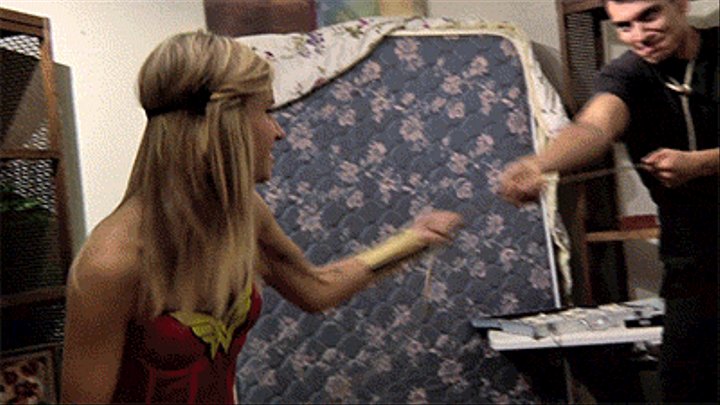 WONDER WOMAN GOES DOWN