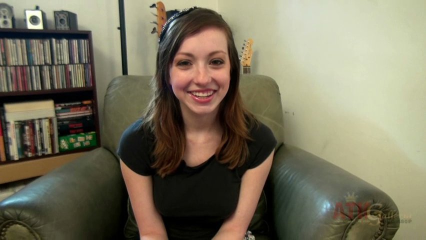 Ally Evans lays back and masturbates