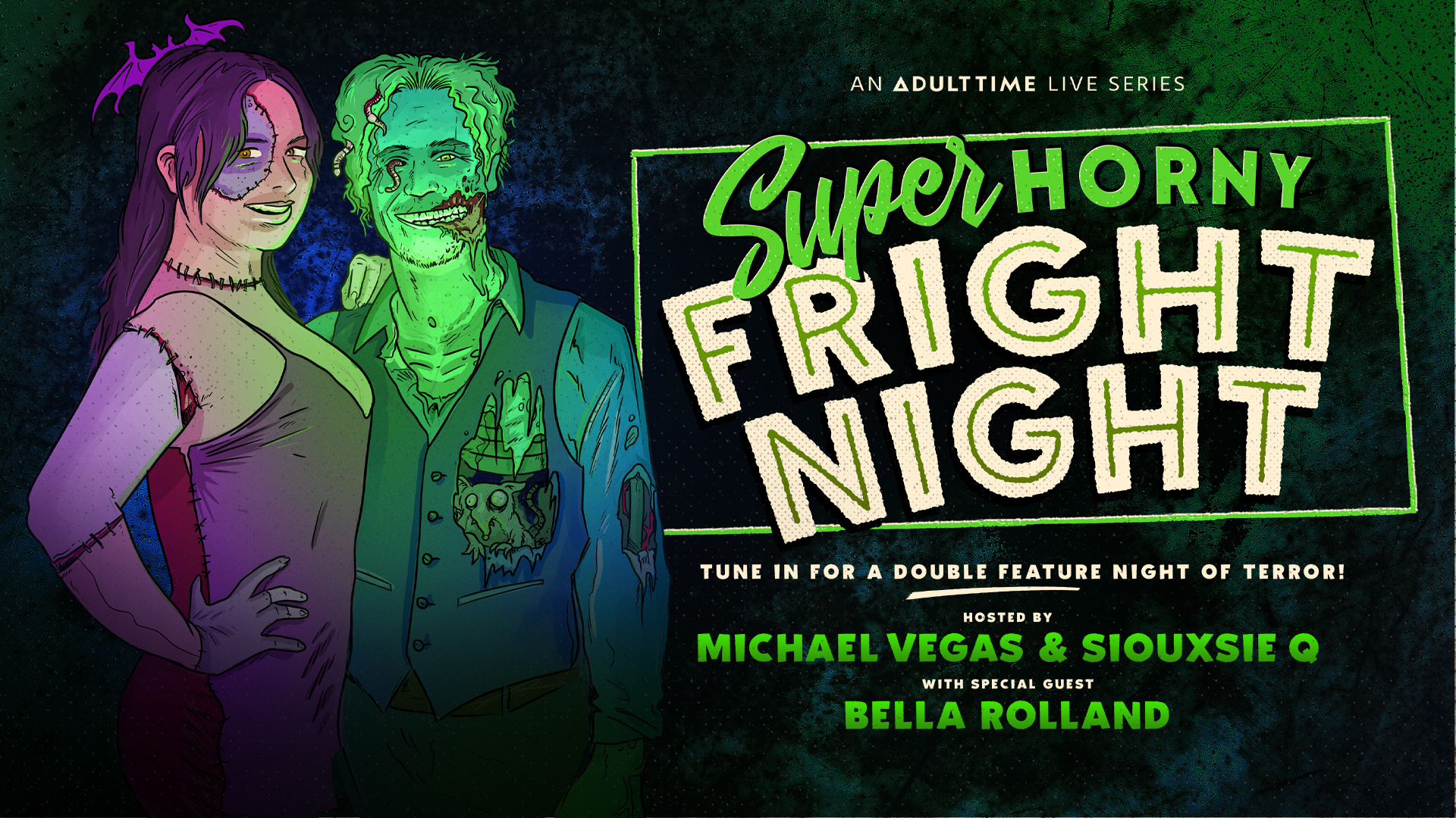 Michael Vegas, Siouxsie Q & Bella Rolland - Super Horny Fright Night