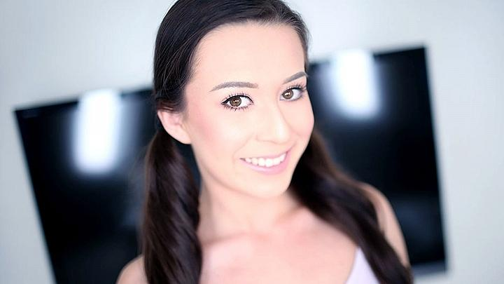 Ariel Grace, Cute Teen Takes Two Big Cocks and Swallows THREE Loads