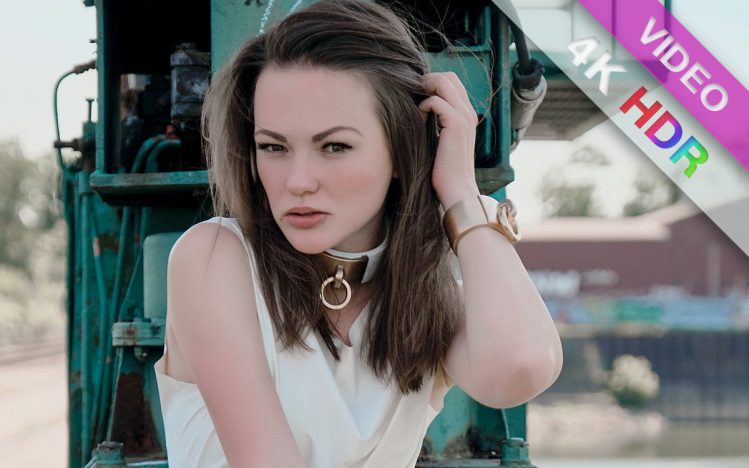 #373 White latexkind dress