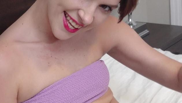 Natalie Takes It Off On The Bed