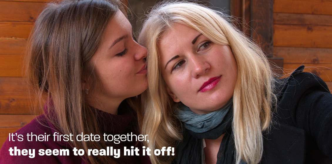 Blond MILF and Hot Amateur Teen go on a Naughty Sex Date