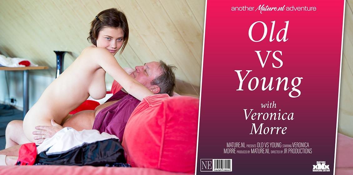 19 Year Old Girl Veronica Morre Gets Fucked by an Old Man