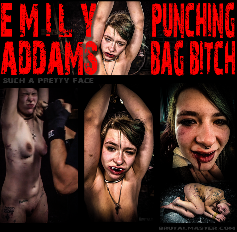 EmilyAddams - Punching Bag Bitch - This is exactly what it sounds like, EmilyAddams in HELL! and she is BrutalMaster’s personal punching bag. You just have to see it to understand it. This was her dream and she wanted it to happen in HELL!