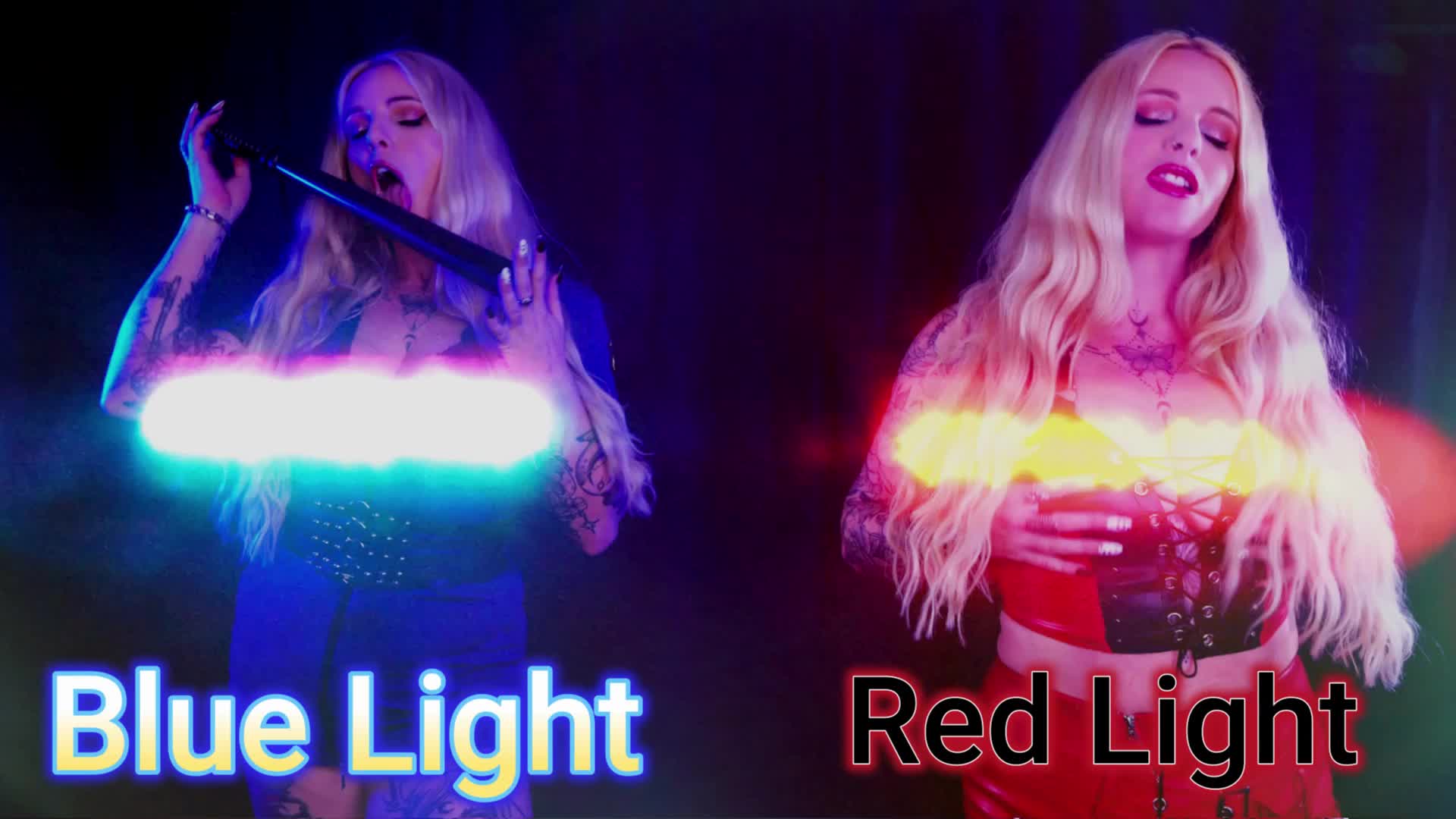 BLUE LIGHT RED LIGHT JOI GAME