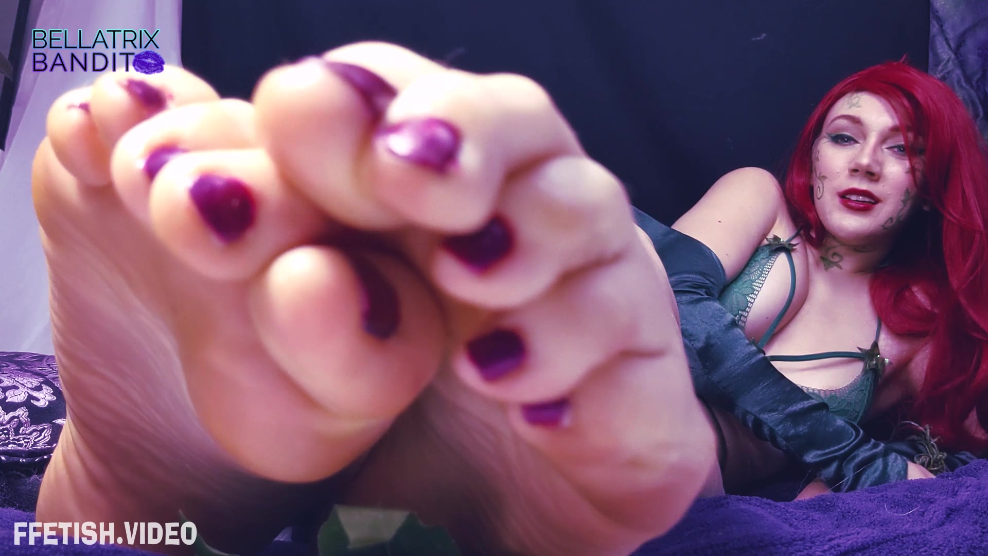 Poison Ivy Foot Slave Training