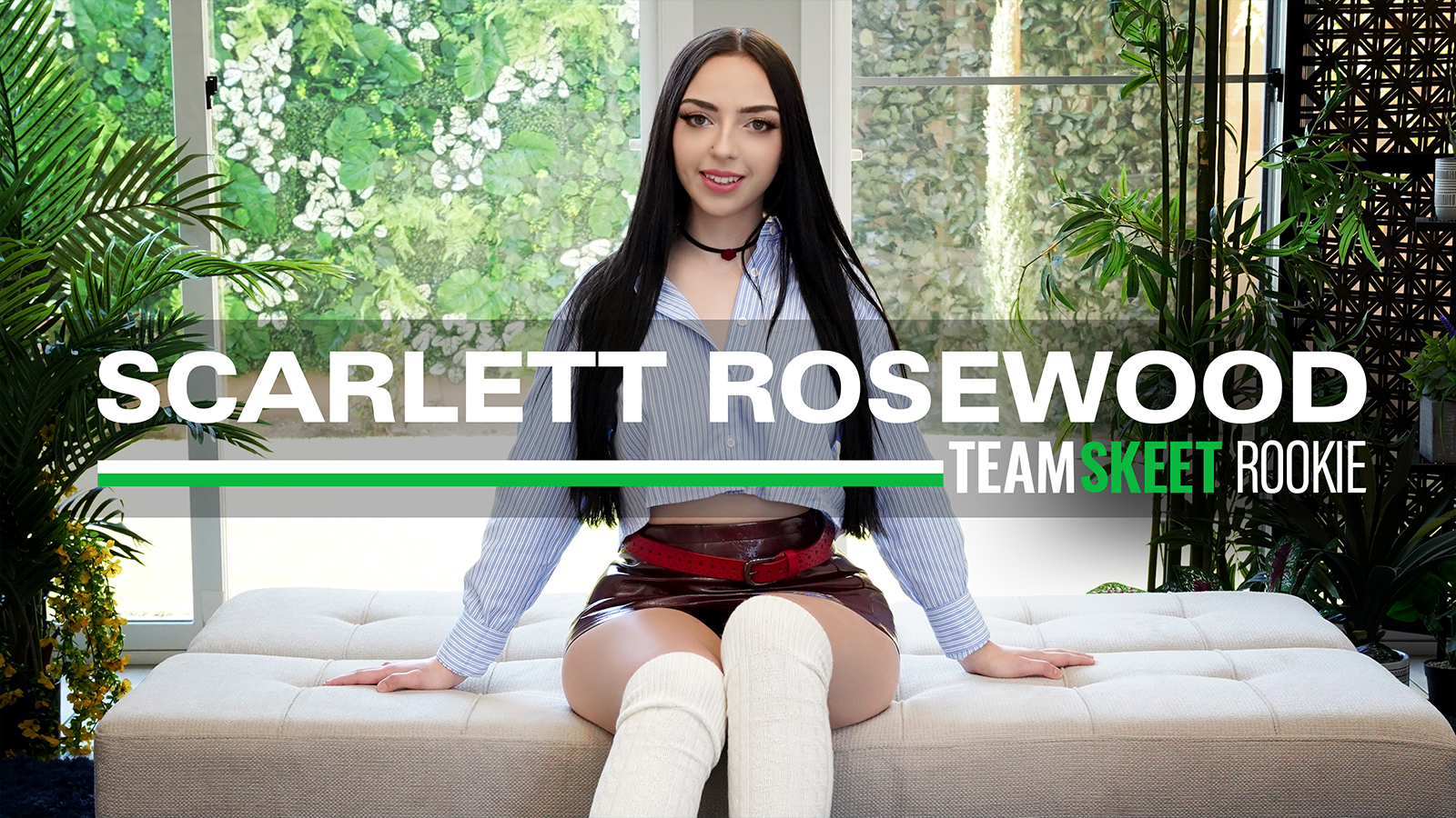 Naughty Newcomer Scarlett Is Too Dirty Not To Be a Pornstar