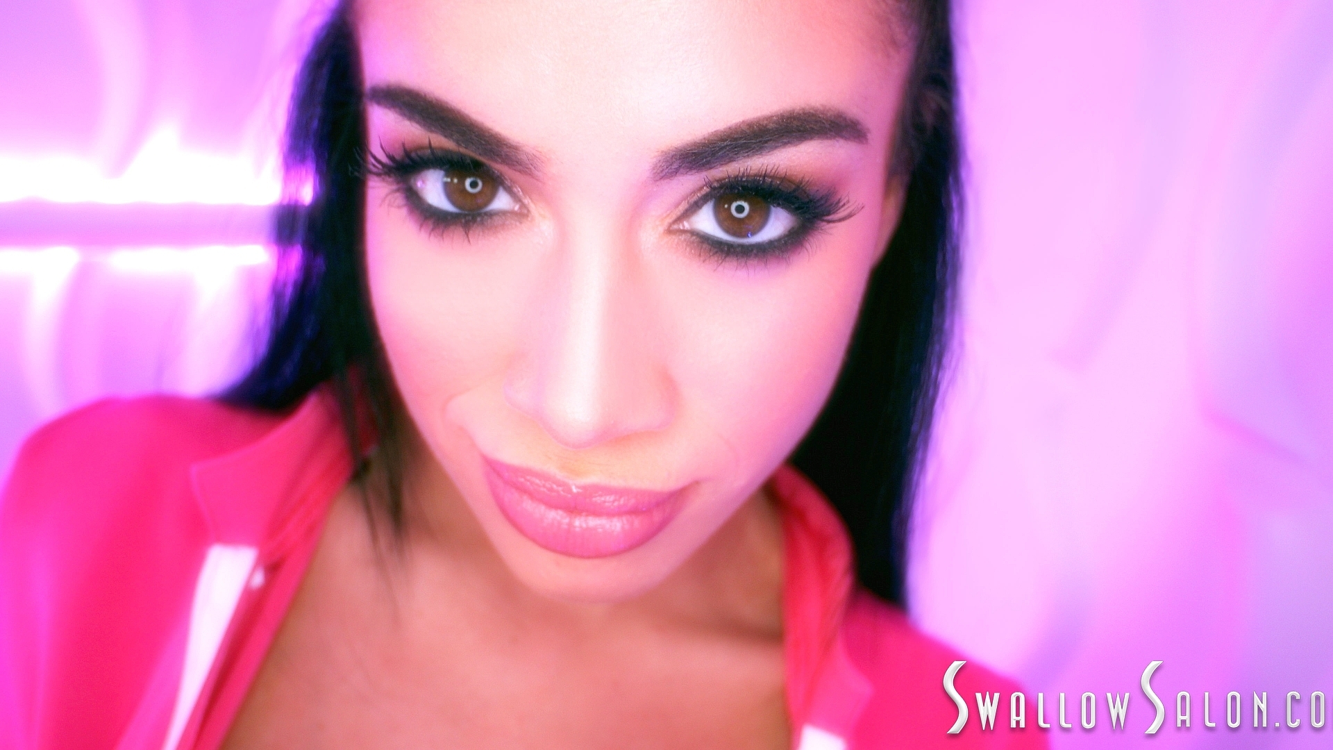 Swallow Salon Presents Victoria June POV, Busty Babe Loves Swallowing Cum in Stunning 4K