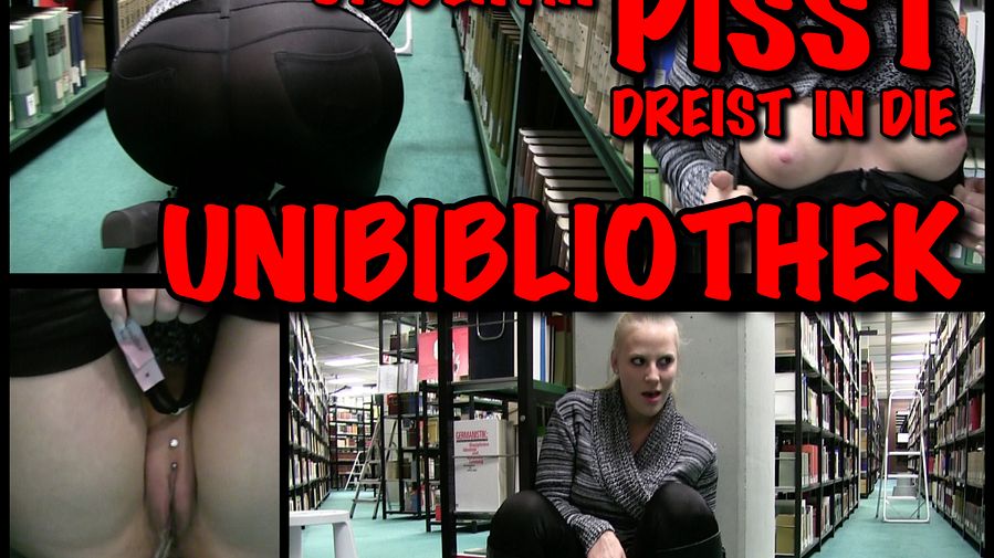 KRASS - student pisses in the middle of the university library