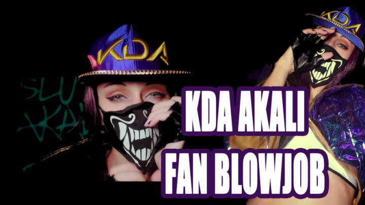KDA Akali FAN BLOWJOB League Of Legends