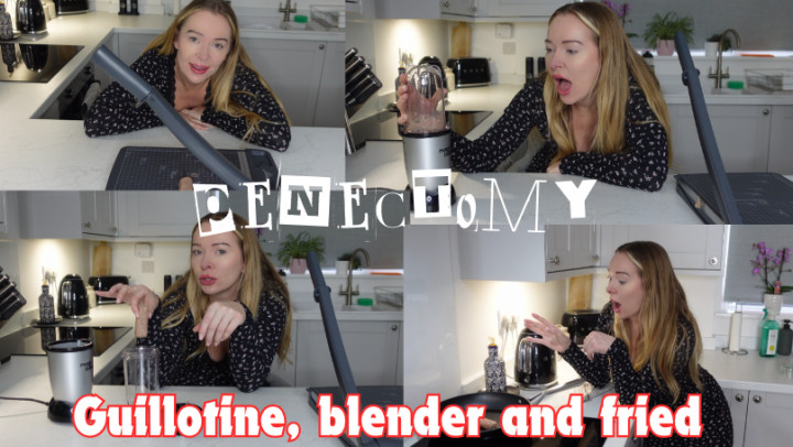Penectomy: Guillotine, blender and fried