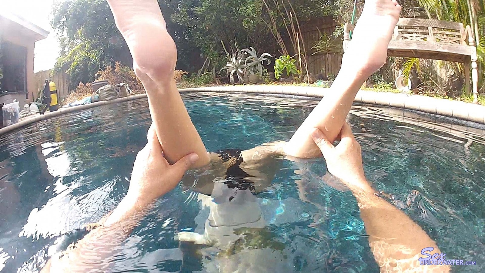 Ali May Handstand Goofing