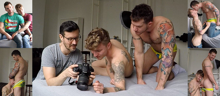 Behind the scenes at Skippy and Sarpa’s first shoot together