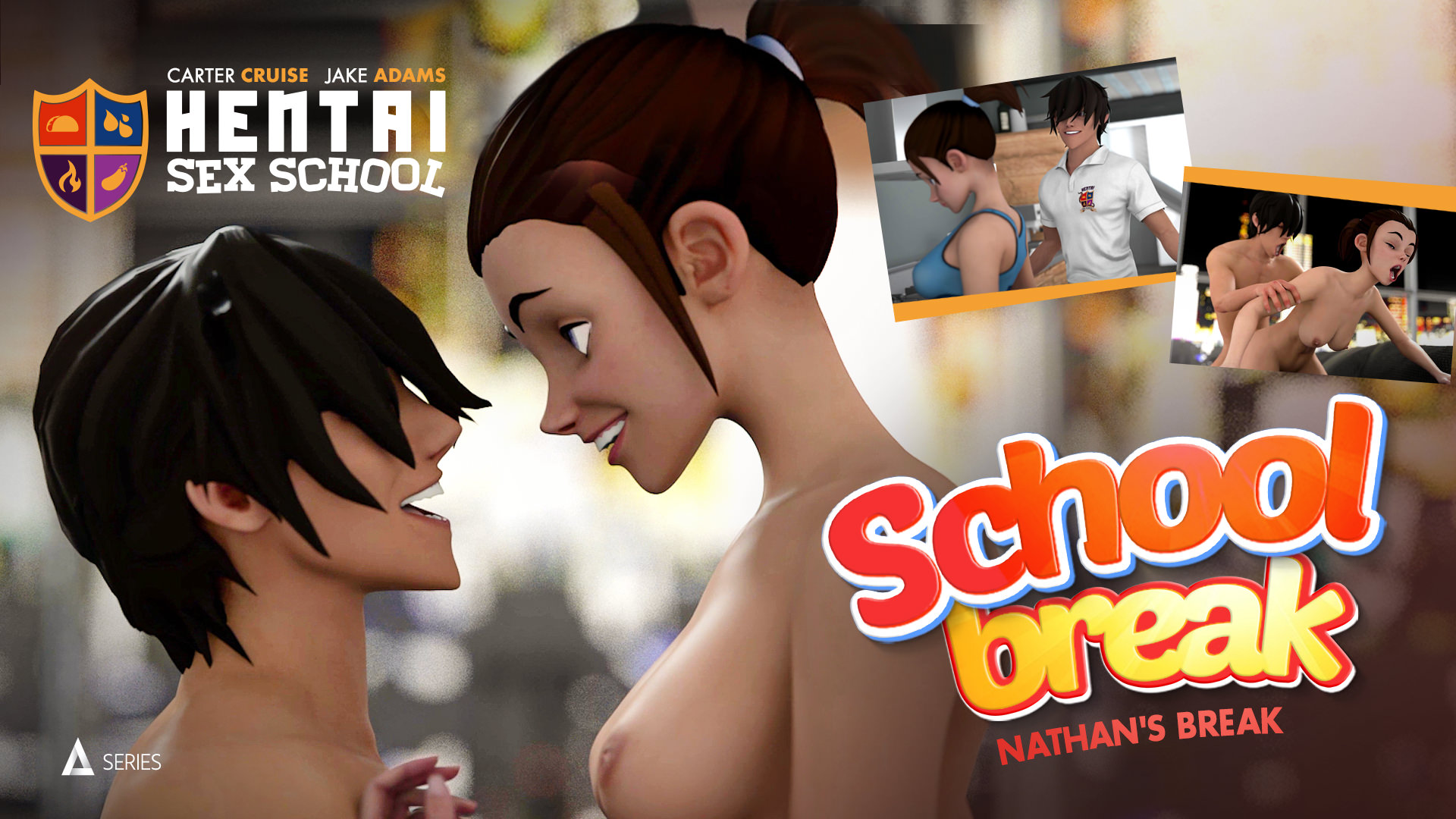 Hentai Sex School Episode 7: Nathan's Break
