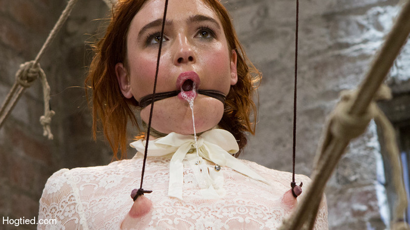 Jodi Taylor: Eager slut elaborately bound, caned, zapped and fucked!